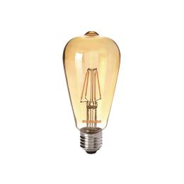 Sylvania goldene LED Rustikalampe ToLEDo RETRO ST64 4W (35W) E27 824 NODIM