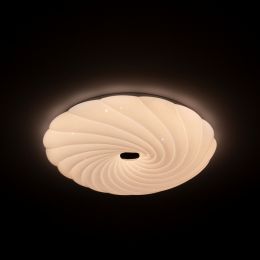 MegaLight LED Wand-/ Deckenleuchte SHINING CORAL 2 24W mit Lichttemperaturwechsel + Sleeptimer + Fernbedienung Ø490mm DIM