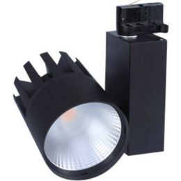Opple LED-Stromschienen-Strahler "PERFOMER 3C" 45W 930 36°  Schwarz